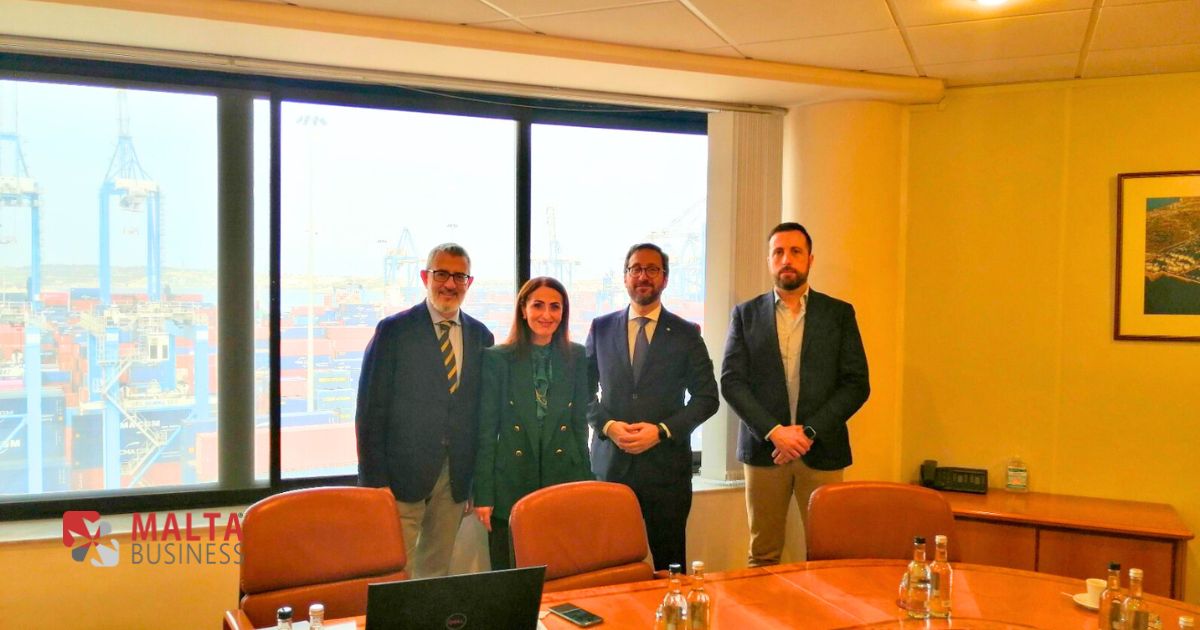 La delegazione della Catalogna incontro il Malta Freeport